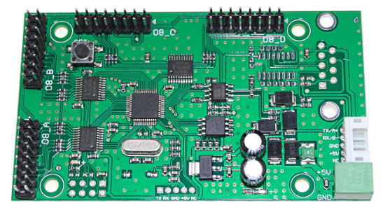 3133拉斯维加斯LED条屏卡-使用排线连接