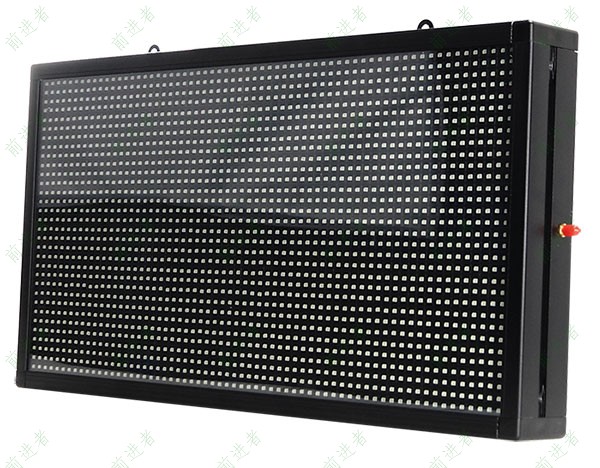 Ф5双行四字-侧面-未上电 3133拉斯维加斯LED车载显示屏-Ф5双行四字-侧面-未上电